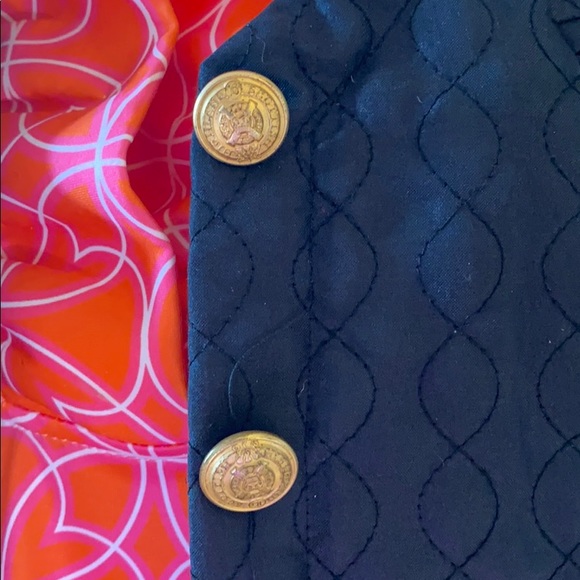 MONDI Jacket Cropped Quilted Black Vintage Size 40 - Picture 4 of 12